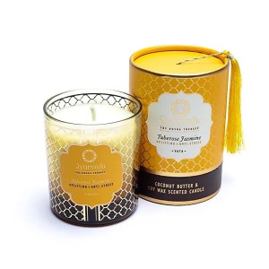 Ayurvedinen tuoksukynttilä Vata Tuberose Jasmine, 200g