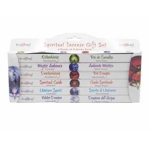 Set di incensi Spiritual, Stamford, 6x8 pezzi.