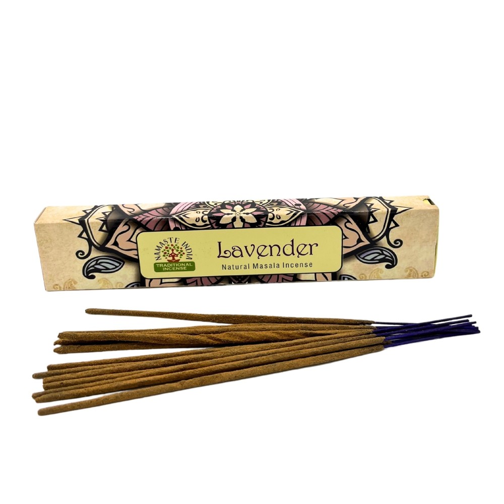 Varitas de incienso Lavanda Mandala Masala, Namaste India, 15g