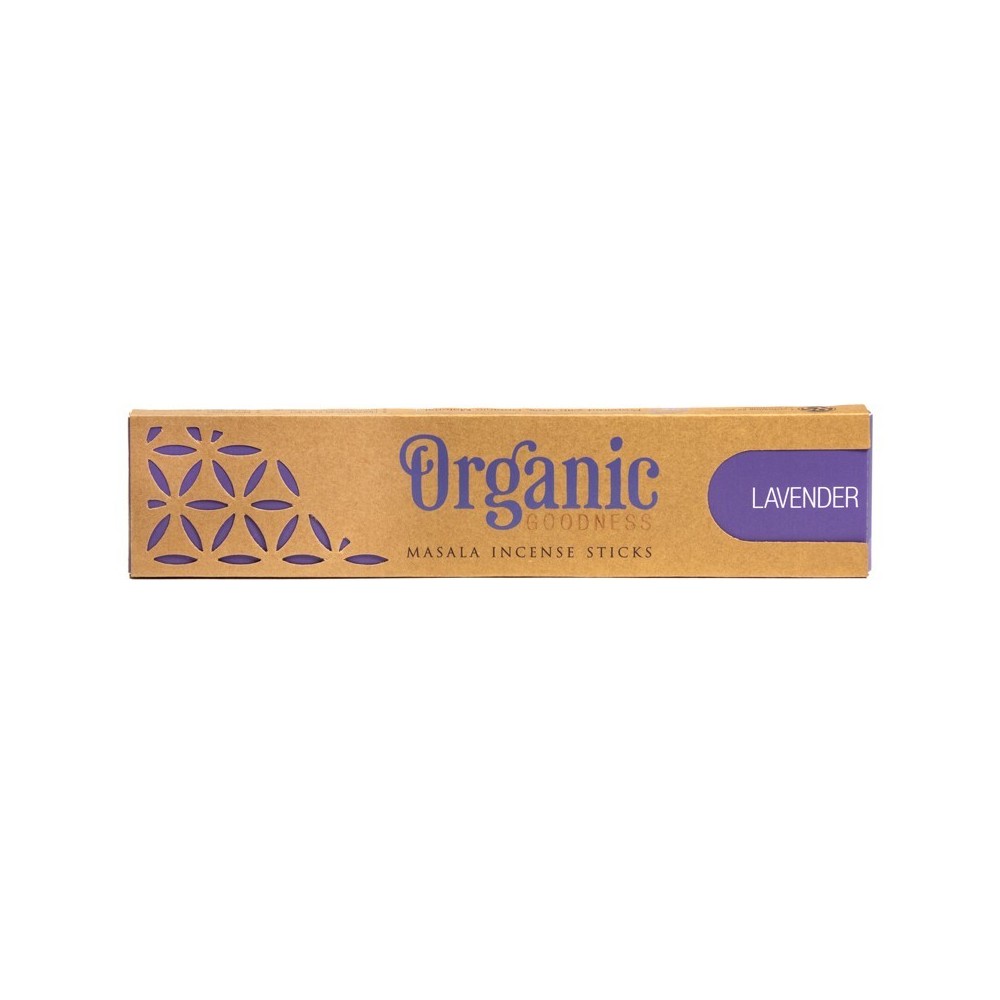 Smilkalų lazdelės Lavender Masala Organic, 15g
